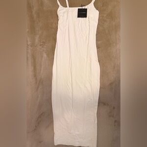 JLUXLABEL White Strapless Maxi Dress